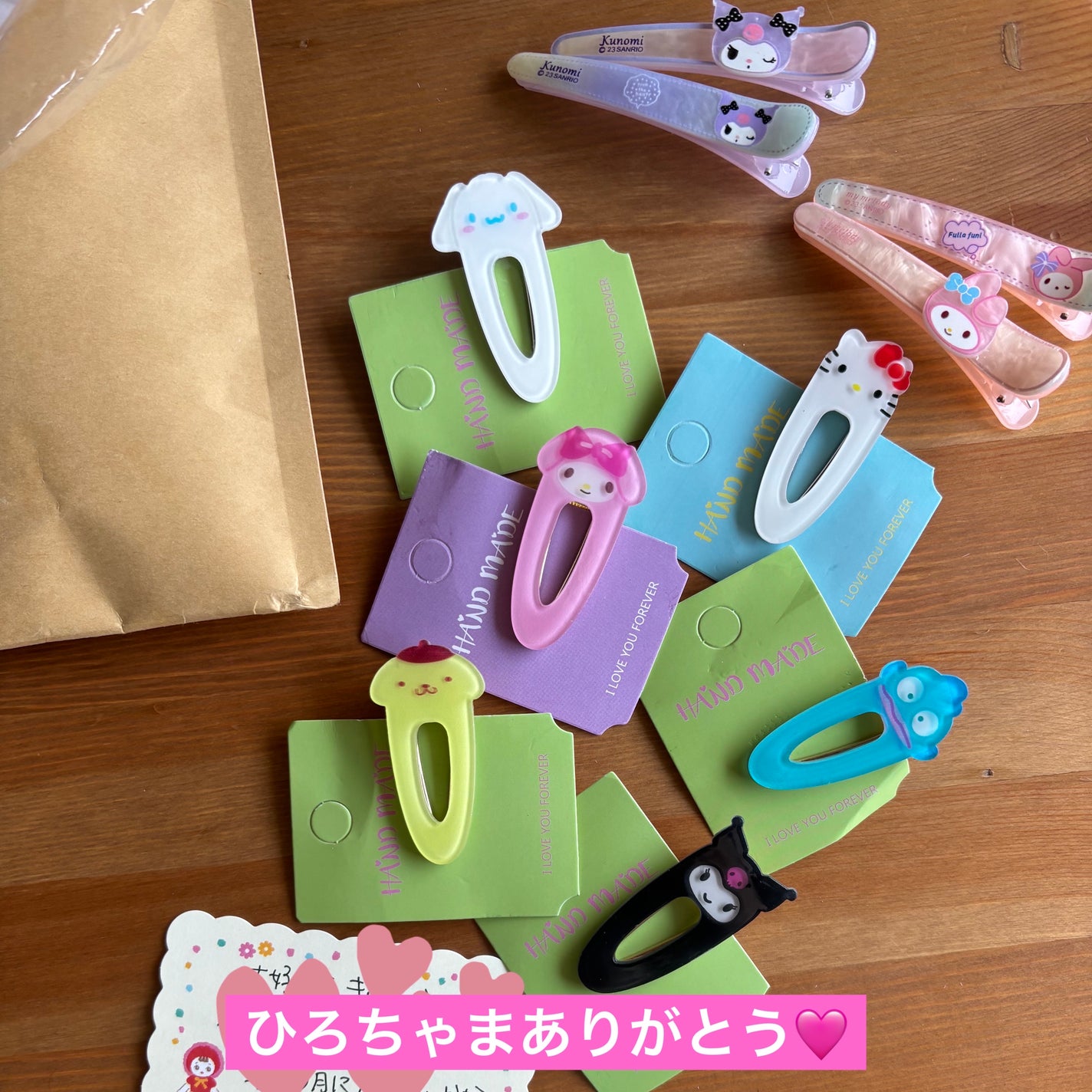 サンリオ ヘアクリップ/AliExpress/ヘアアクセサリーを使ったクチコミ(3枚目)