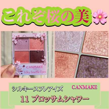シルキースフレアイズ/キャンメイク/アイシャドウパレットを使ったクチコミ(1枚目)