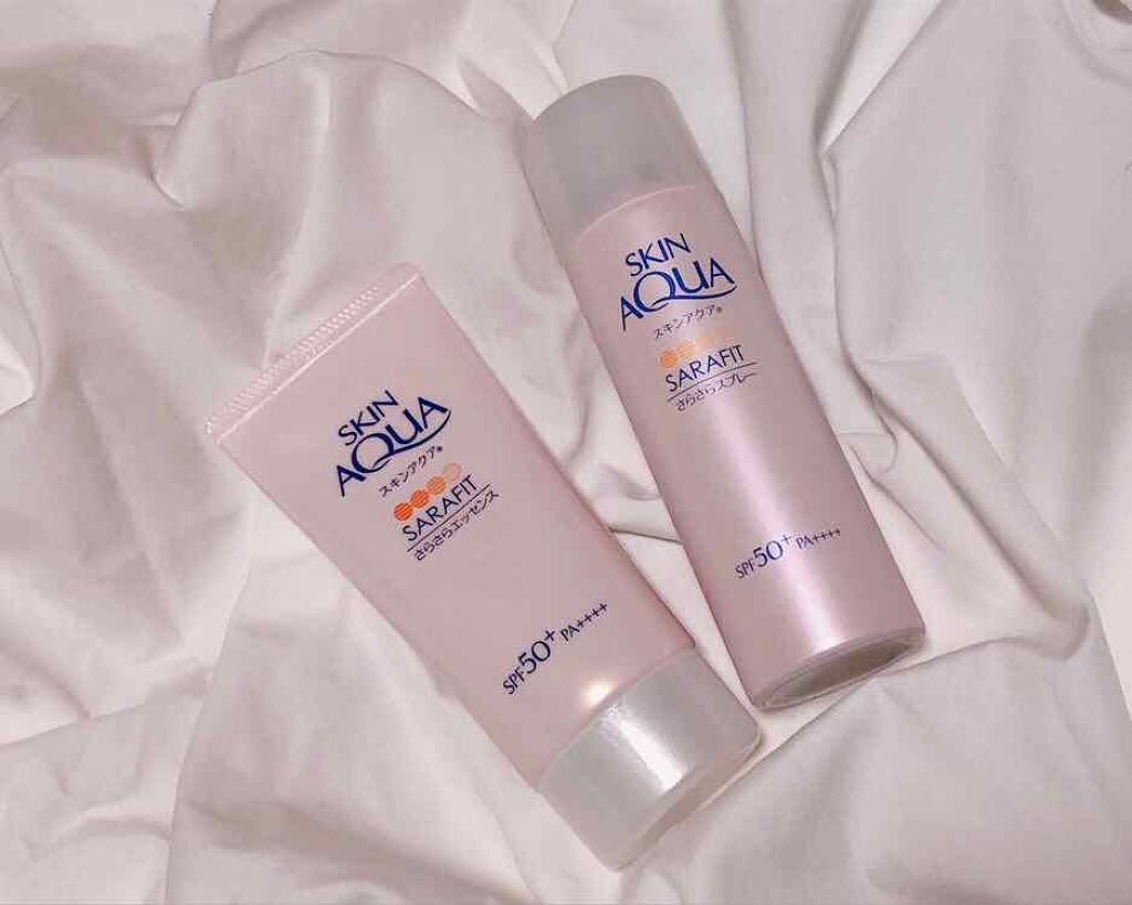 サラフィットUV さらさらエッセンス アクアフローラルの香り/スキンアクア/日焼け止め・UVケアを使ったクチコミ（1枚目）