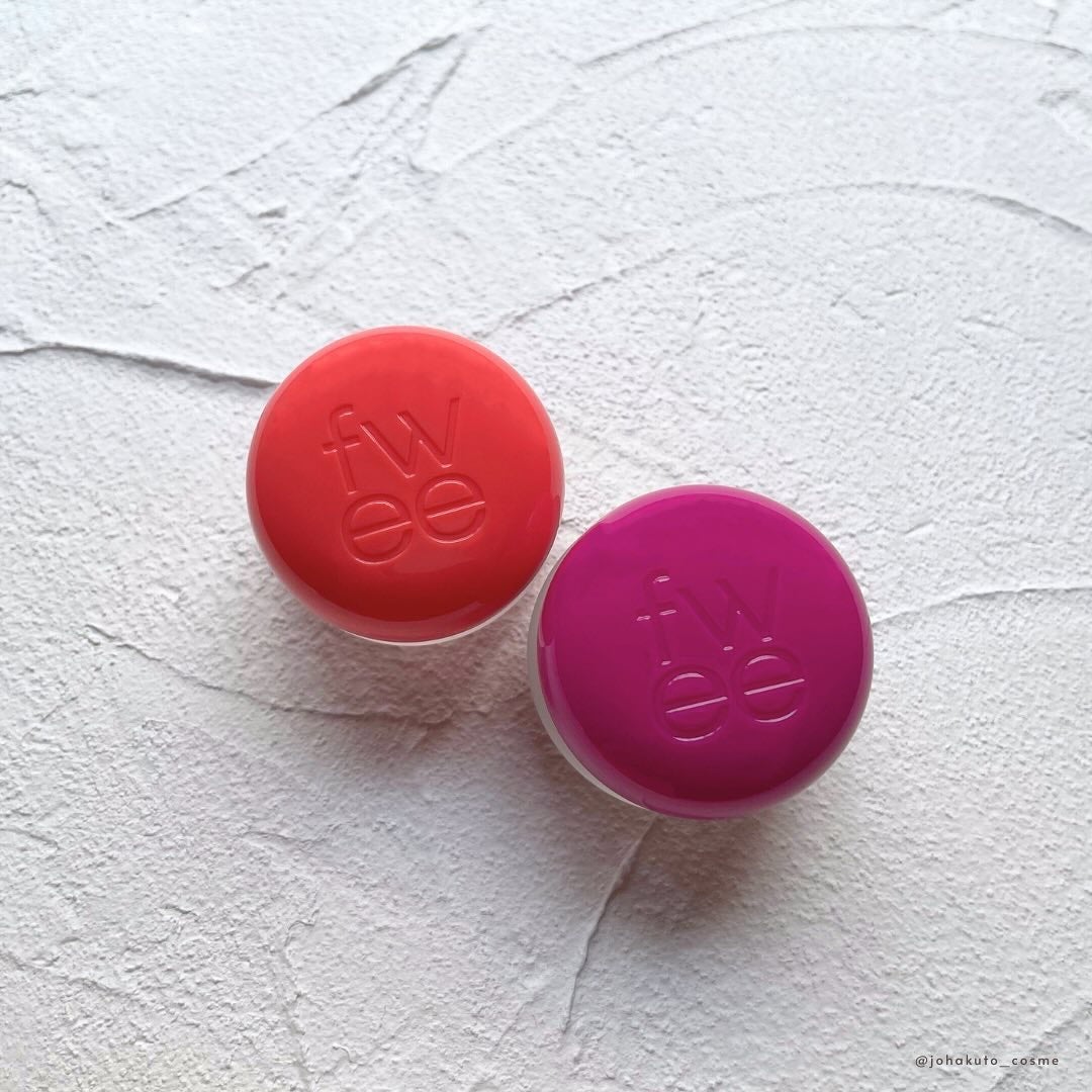 リップアンドチーク ブラーリープリンポット/fwee/口紅を使ったクチコミ(5枚目)