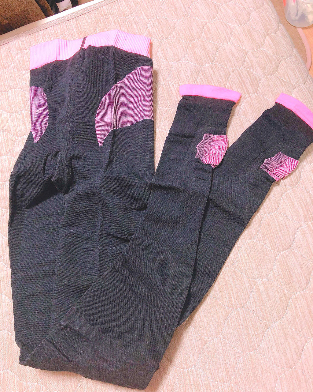 寝ながらメディキュット スパッツ 骨盤テーピング/メディキュット/着圧ソックス・レギンスを使ったクチコミ（2枚目）