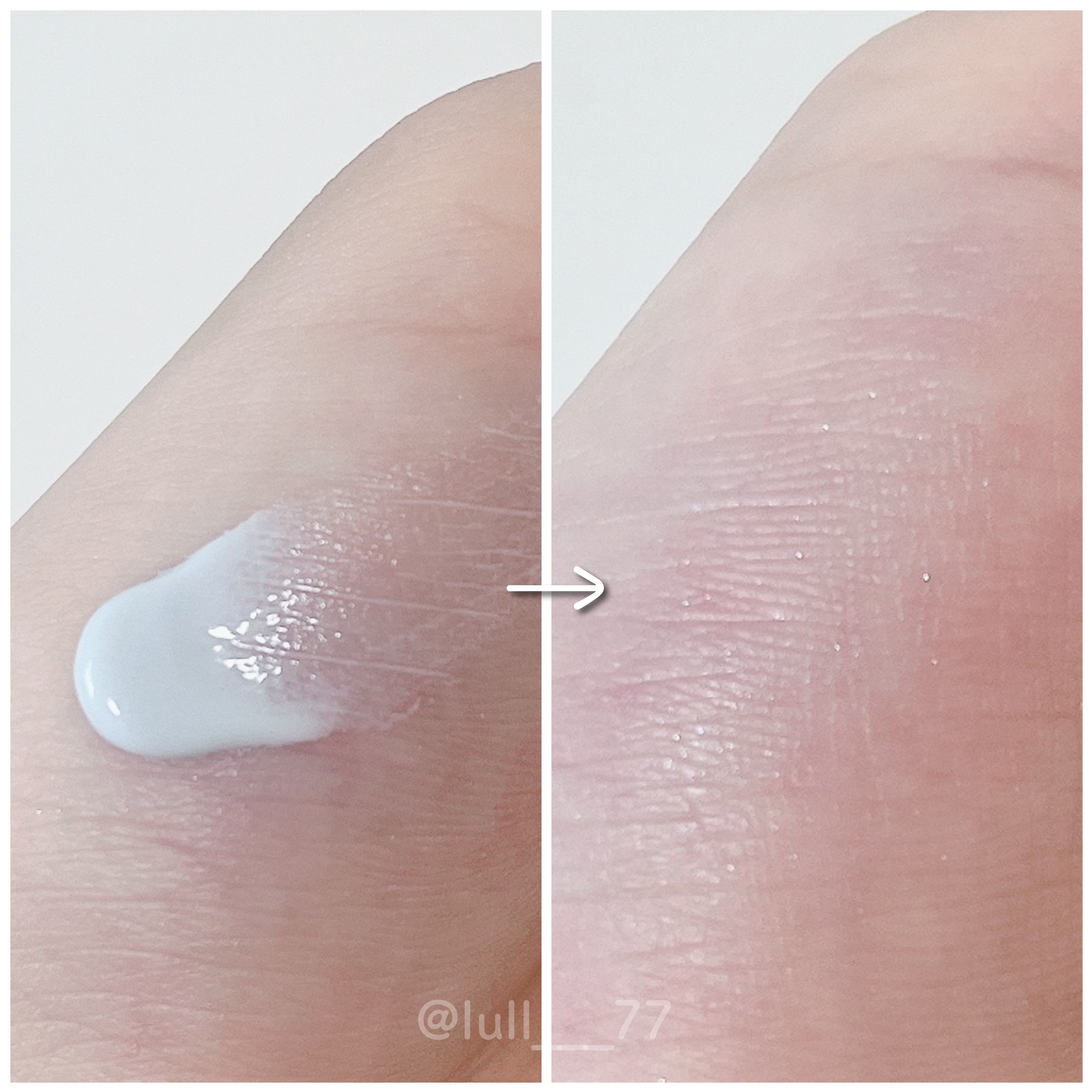 サムシングピュアブルー セント　シマリング UVプロテクター 60g/JILL STUART/日焼け止めジェルを使ったクチコミ（2枚目）