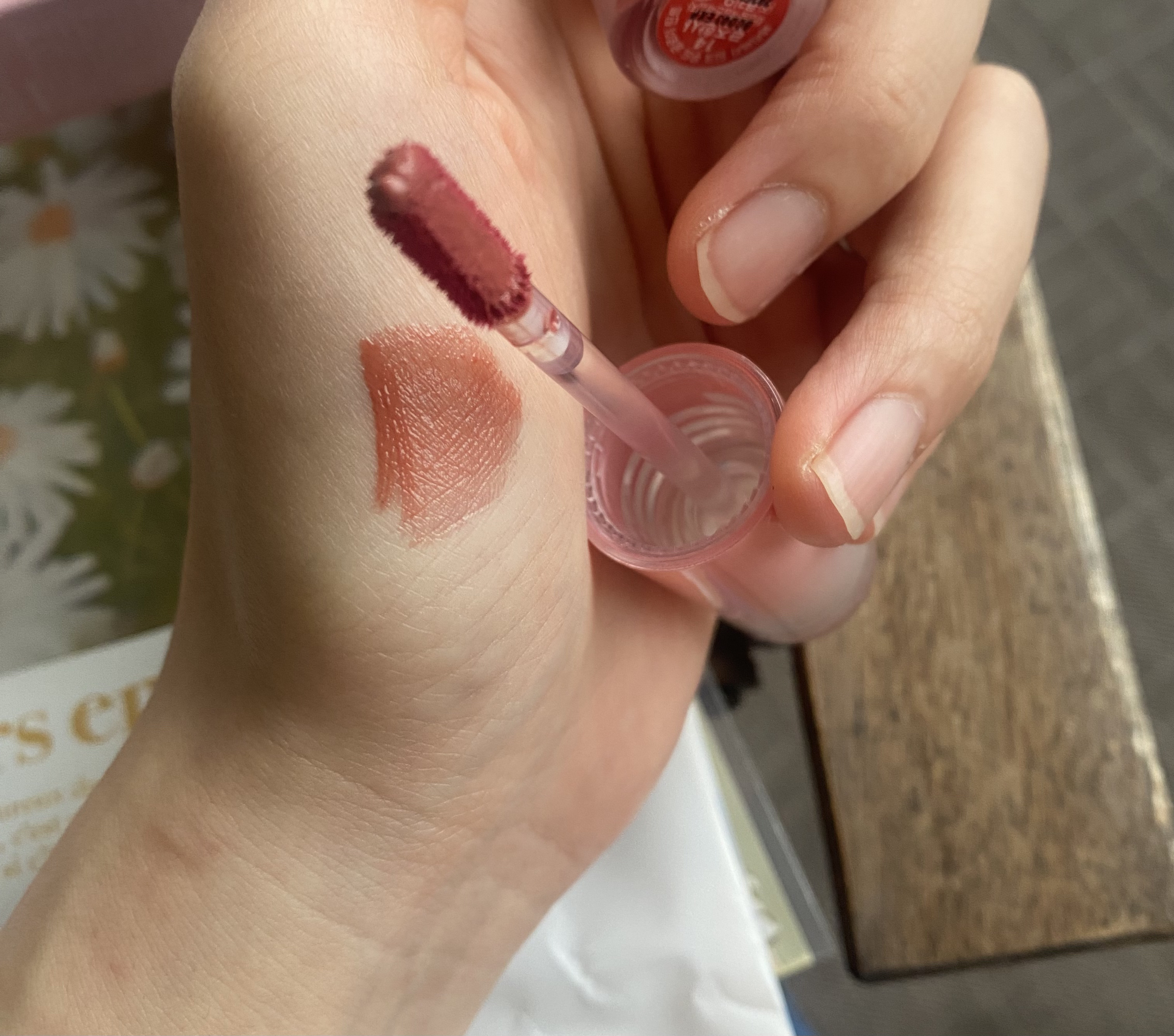 ペリペラ インク ムード グロイ ティント/PERIPERA/リップティントを使ったクチコミ（3枚目）