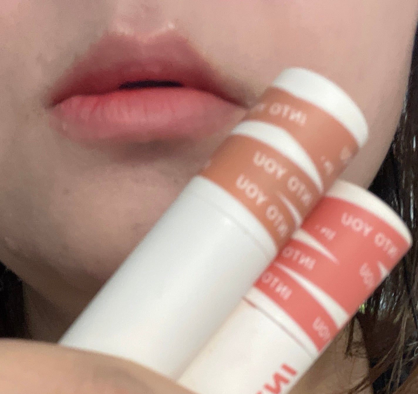 スーパーマットリップ&チークマッド/INTO U/口紅を使ったクチコミ(9枚目)