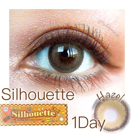 シルエットワンデー/LensVery/ワンデー(1DAY)カラコンを使ったクチコミ(1枚目)