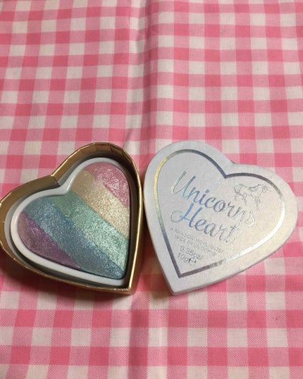 ハートハイライター ユニコーンハート/MAKEUP REVOLUTION/パウダーハイライトを使ったクチコミ(1枚目)