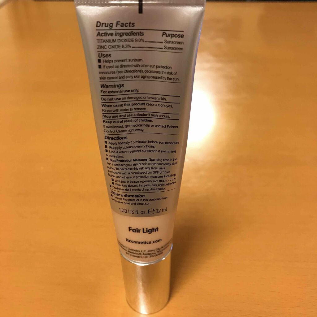 CC +クリーム with SPF50+/IT Cosmetics/CCクリームを使ったクチコミ（2枚目）