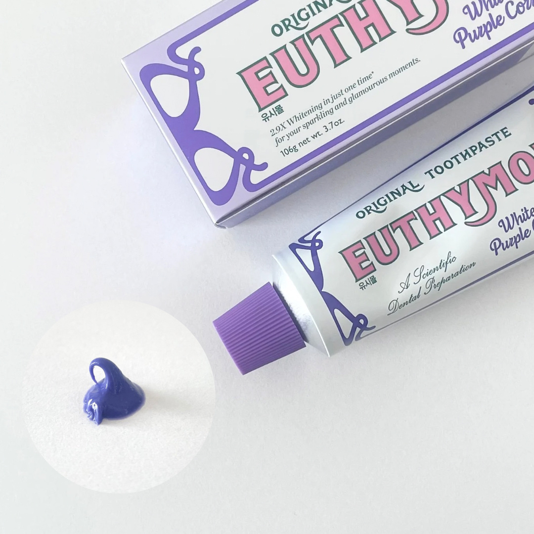 ホワイトパープル歯みがき ピーチフローラルミントの香り/EUTHYMOL/歯磨き粉を使ったクチコミ（3枚目）