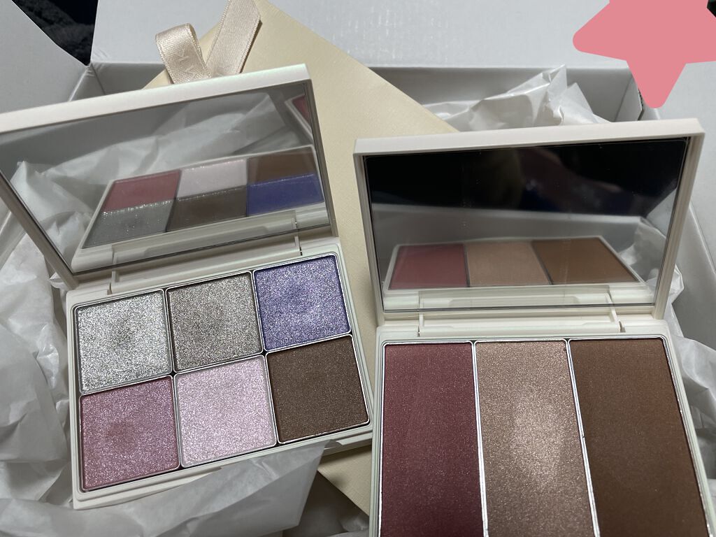 プリズマティックラスター フェイスパレット 02 フェアグロー/RMK/パウダーハイライトを使ったクチコミ（1枚目）