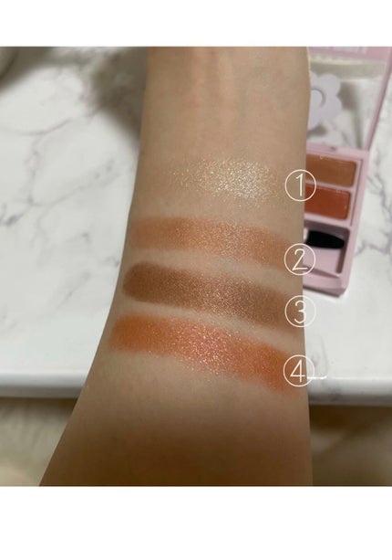 デイジードール アイカラー パレット/DAISY DOLL by MARY QUANT/アイシャドウパレットを使ったクチコミ(4枚目)