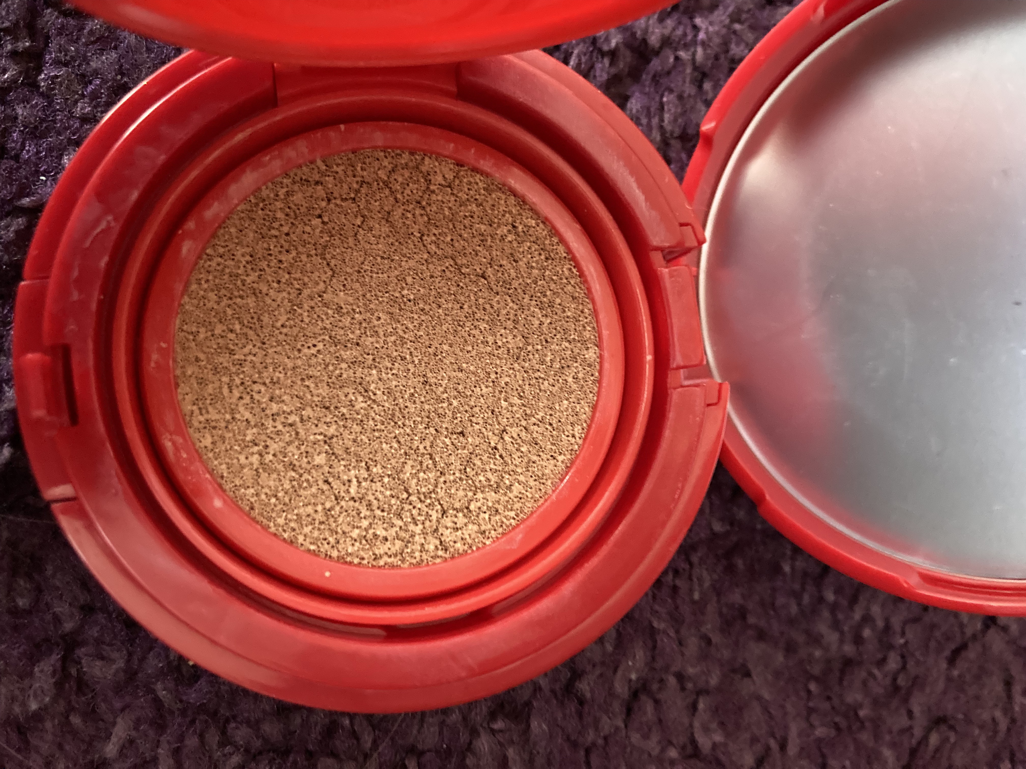 クッションファンデーション 17N ライトベージュ/coou/クッションファンデーションを使ったクチコミ（3枚目）