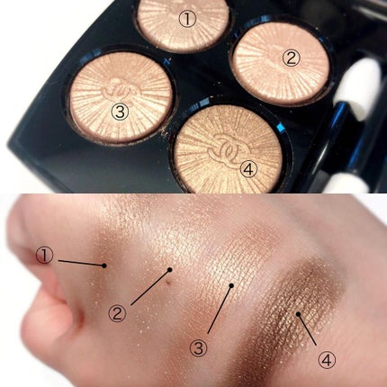 レ キャトル オンブル/CHANEL/アイシャドウパレットを使ったクチコミ(2枚目)