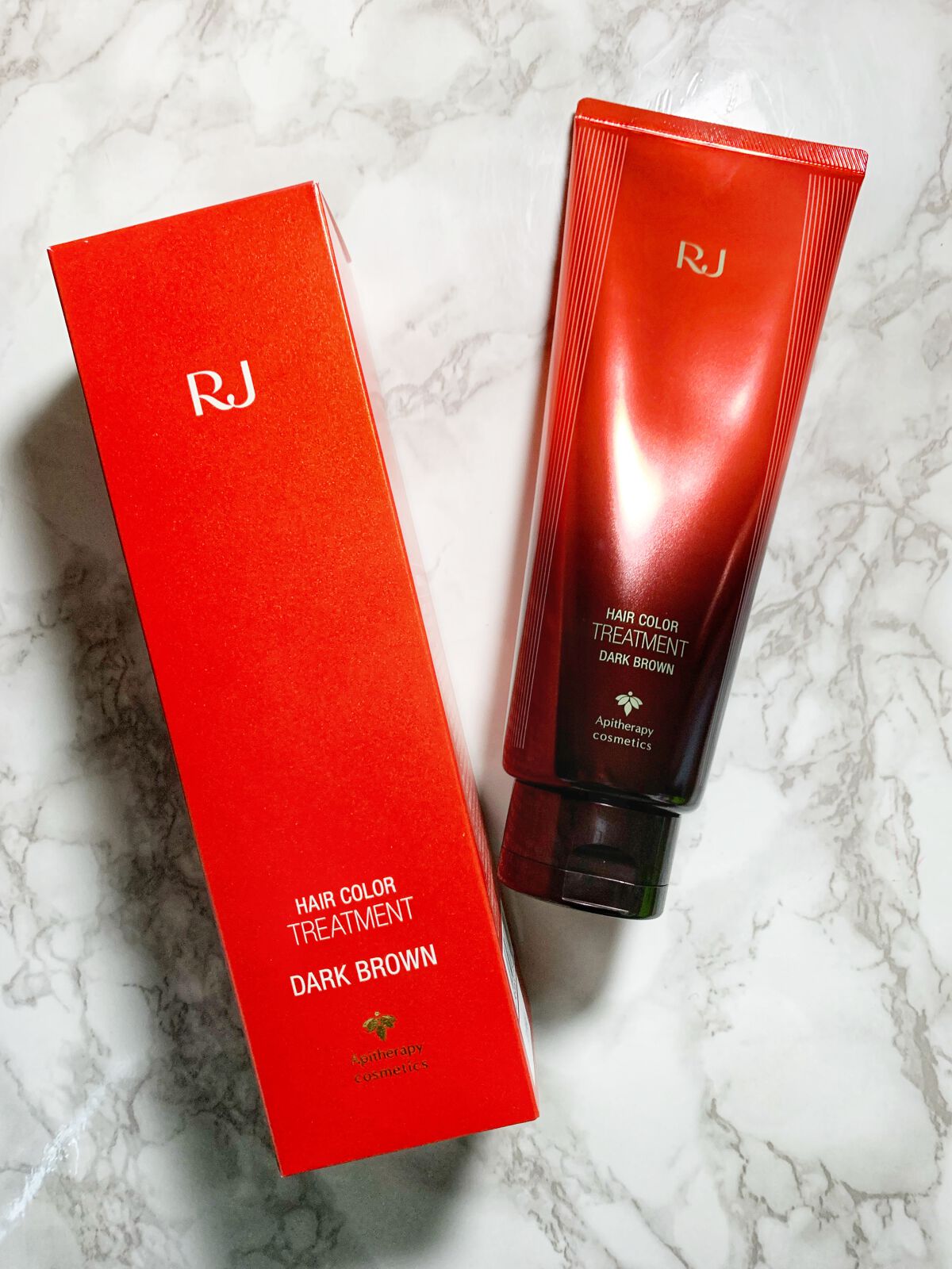 RJヘアカラートリートメント ダークブラウン / アピセラピー