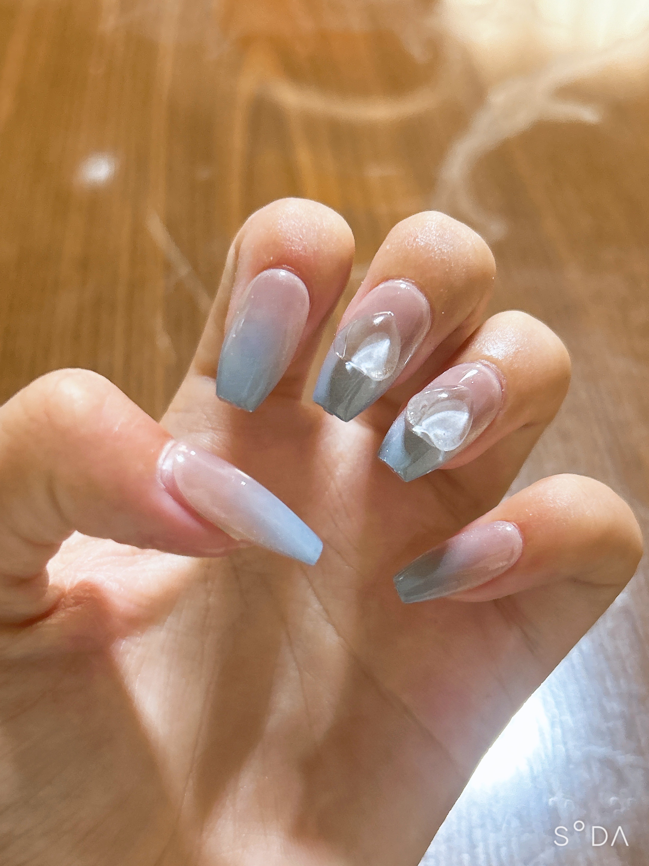 ネイルチップ(シールタイプ) Bliss/FINGER SUIT/ネイルチップ・パーツを使ったクチコミ（1枚目）