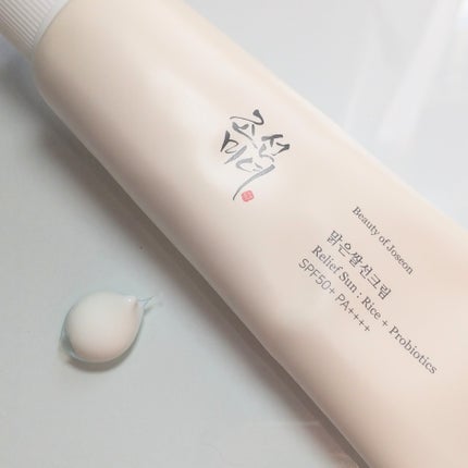 リリーフサンライス + プロバイオティクス/Beauty of Joseon/日焼け止めクリームを使ったクチコミ(4枚目)