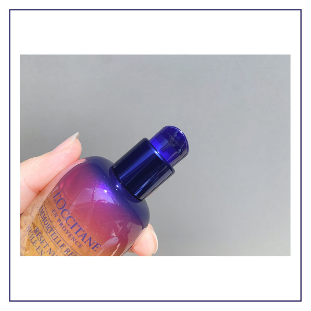 イモーテル オーバーナイトリセットセラム/L&#39;OCCITANE/美容液を使ったクチコミ（3枚目）