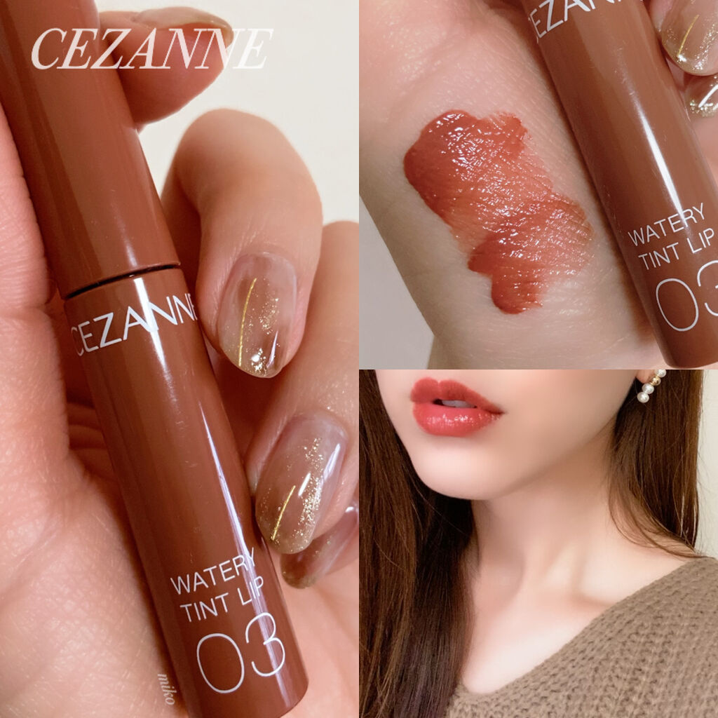 ウォータリーティントリップ/CEZANNE/リップティントを使ったクチコミ（1枚目）