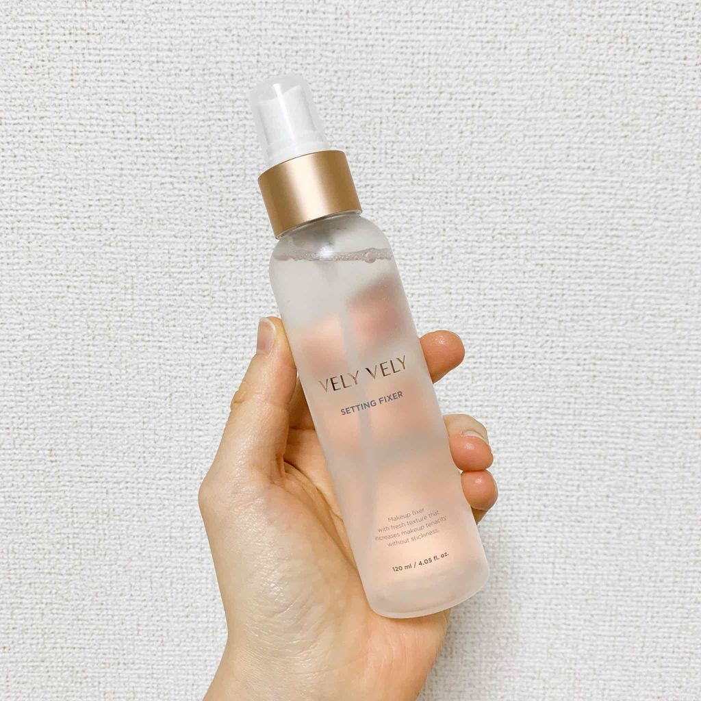 セッティングフィクサー/VELY VELY/フィックスミストを使ったクチコミ（1枚目）