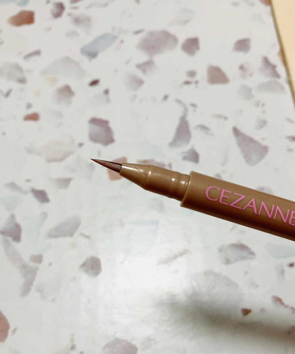 描くふたえアイライナー/CEZANNE/リキッドアイライナーを使ったクチコミ（3枚目）