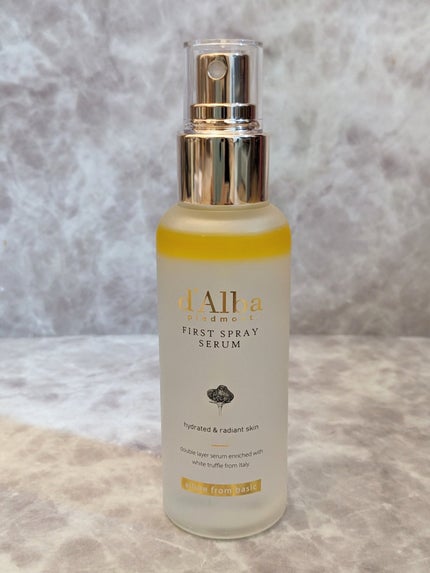 ダルバ ホワイトトリュフファーストスプレーセラム/ダルバ/ミスト状化粧水を使ったクチコミ(1枚目)