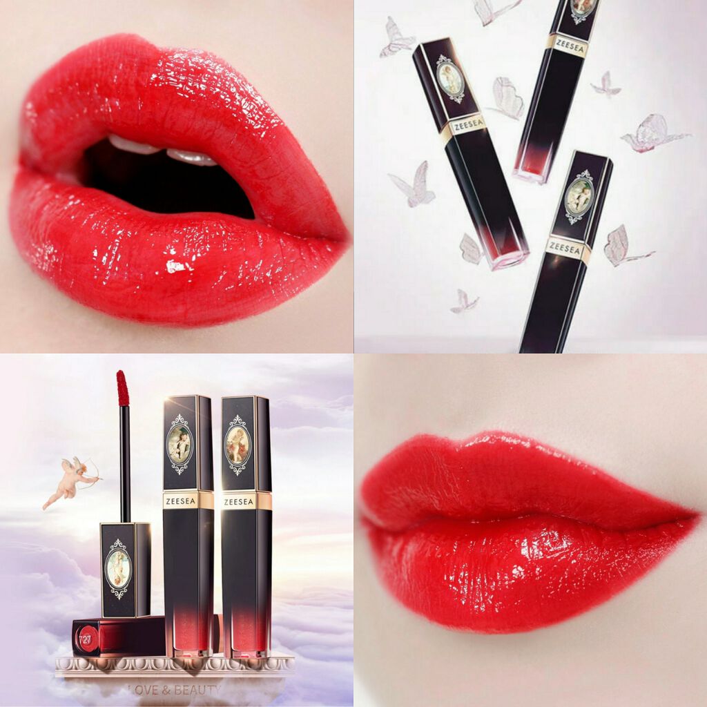 ZEESEAエィンジェルキューピッド 瑠璃リップグロス/ZEESEA/リップグロスを使ったクチコミ（3枚目）