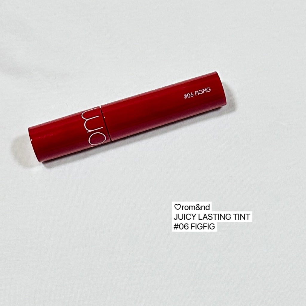 ジューシーラスティングティント/rom&nd/リップティントを使ったクチコミ(4枚目)