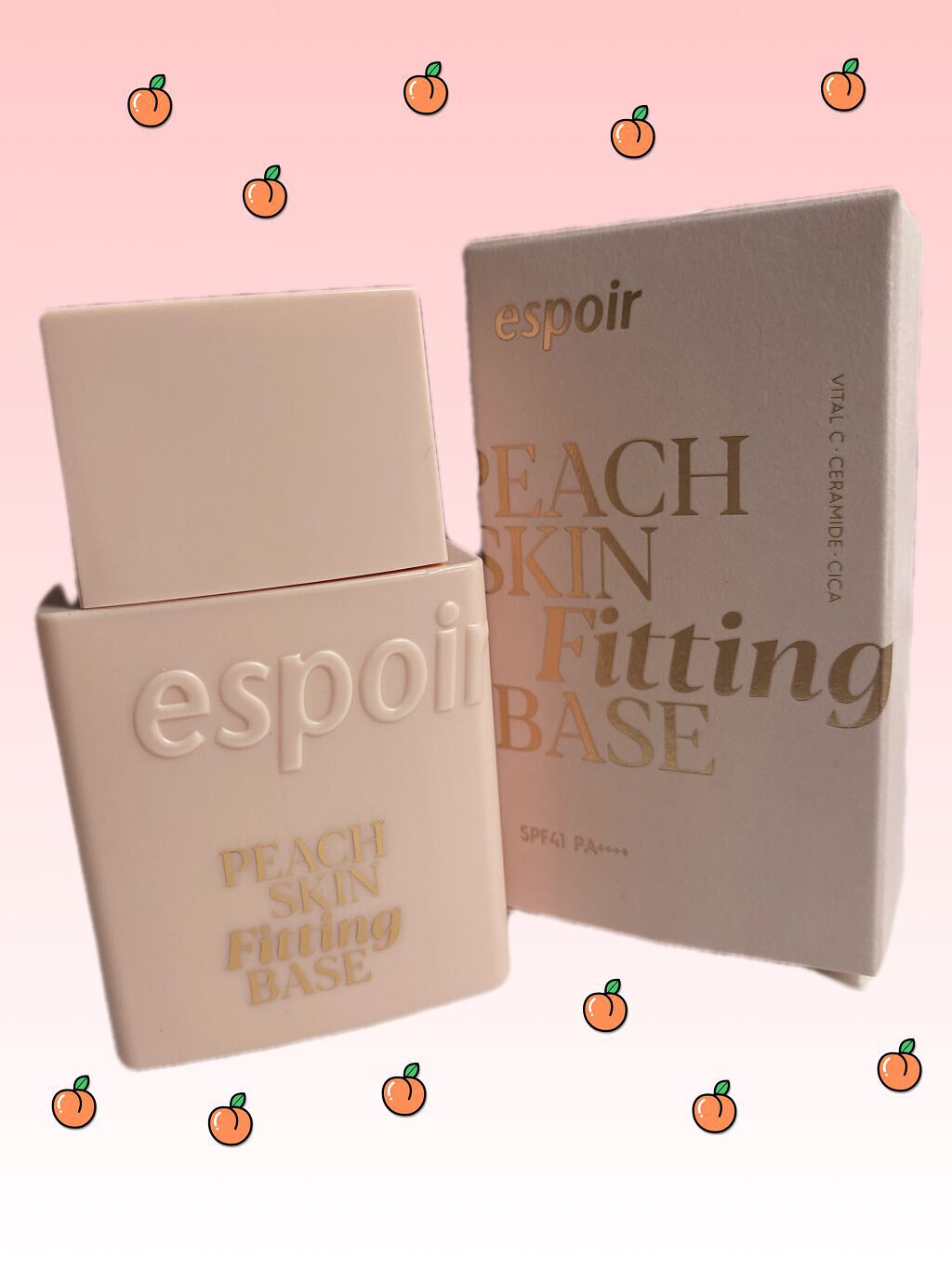 ピーチスキンフィッティングベース/espoir/化粧下地を使ったクチコミ(1枚目)