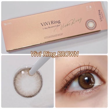 ViVi Ring 1day/OLENS/ワンデー（１DAY）カラコンを使ったクチコミ（2枚目）