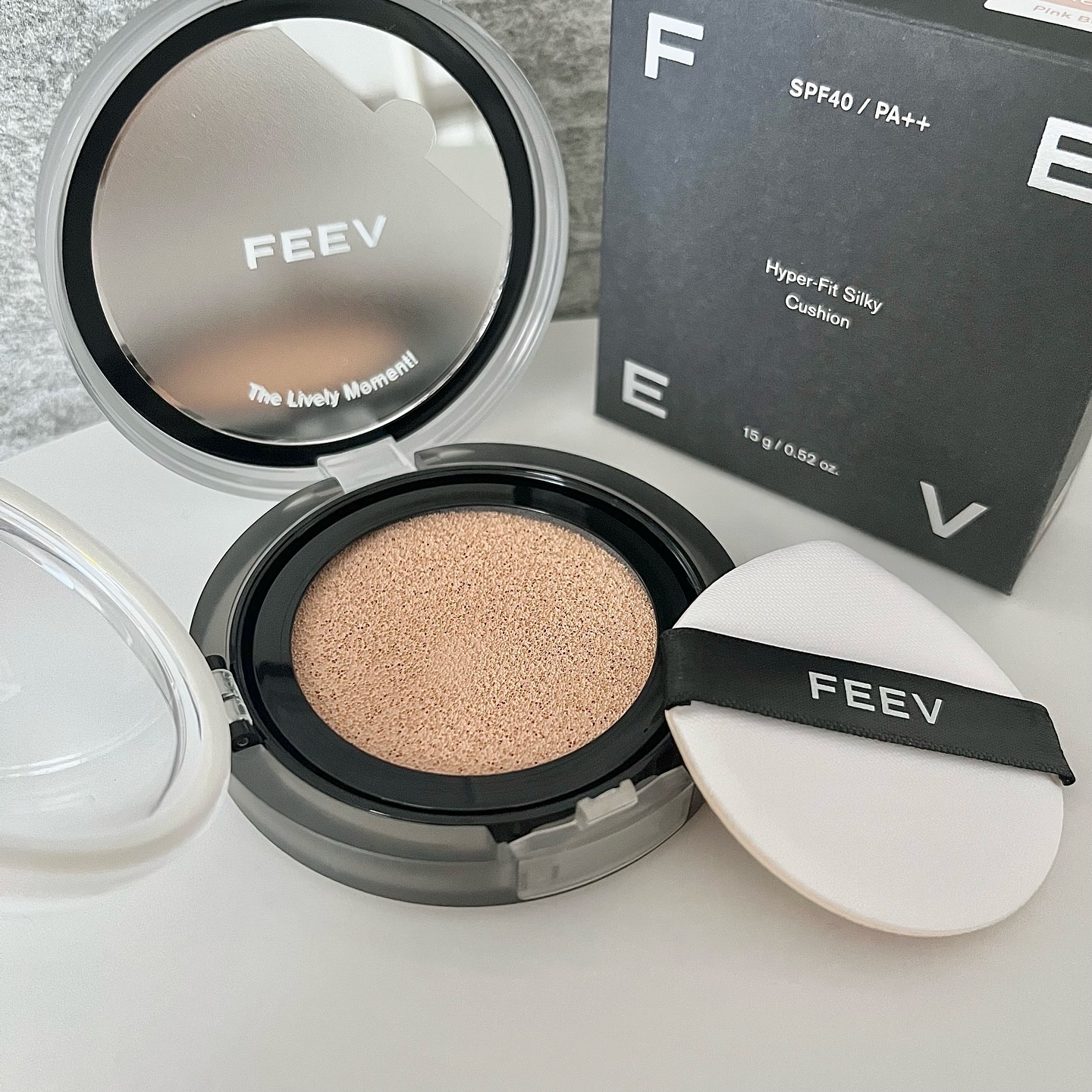 ハイパーフィットシルキークッション/FEEV/クッションファンデーションを使ったクチコミ（3枚目）