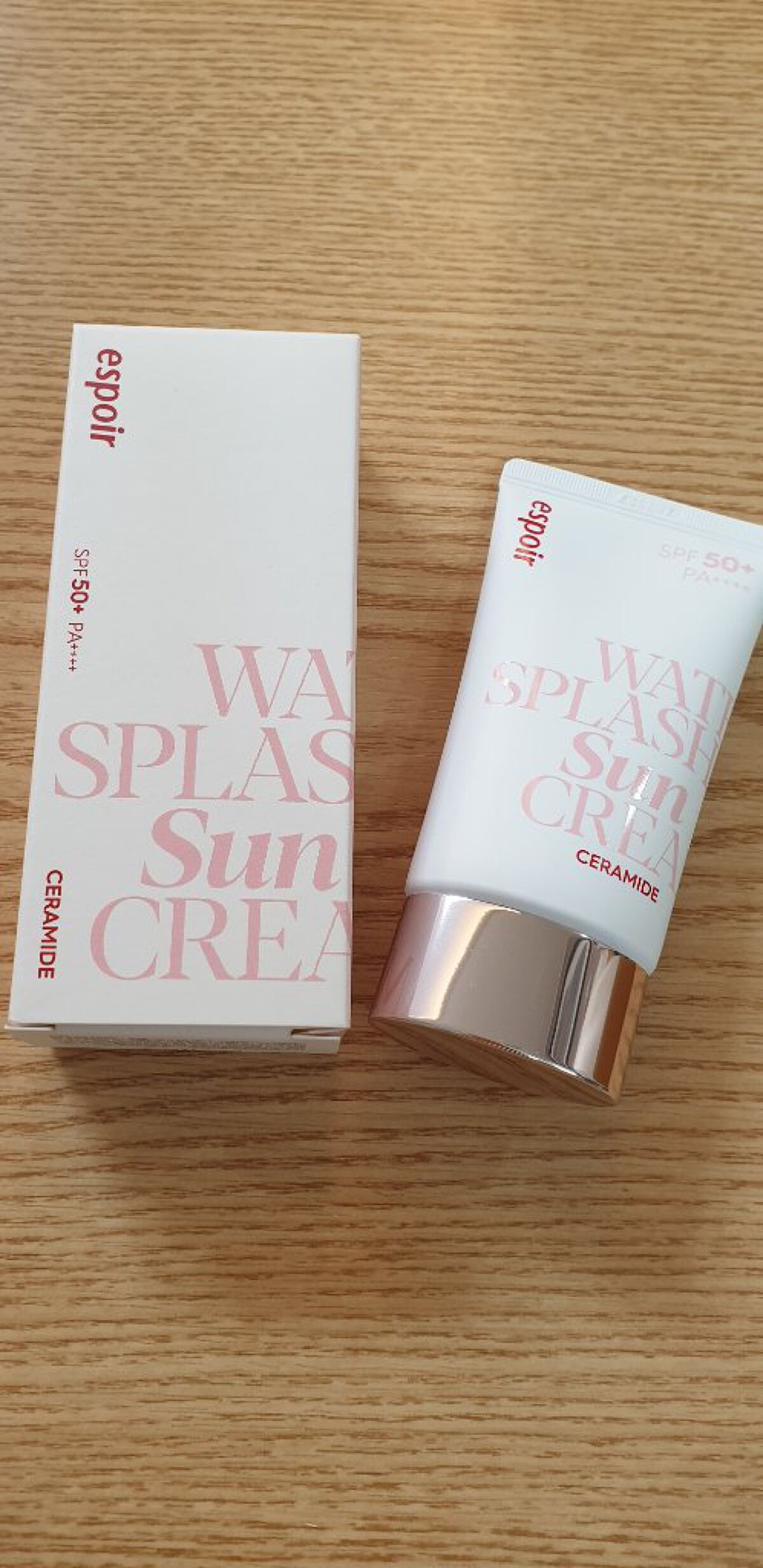 ウォータースプラッシュサンクリーム セラミド/espoir/日焼け止めクリームを使ったクチコミ(1枚目)