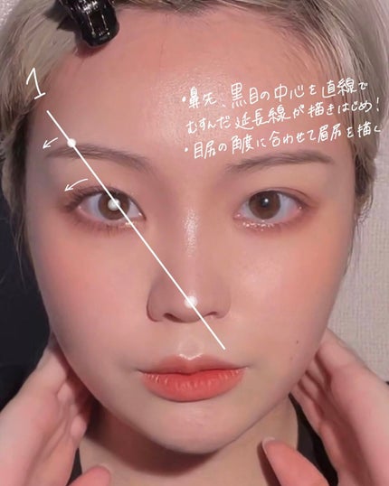 ノーズ&アイブロウパウダー/CEZANNE/パウダーアイブロウを使ったクチコミ(2枚目)