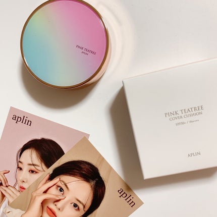 ピンクティーツリーカバークッション/APLIN/クッションファンデーションを使ったクチコミ(1枚目)