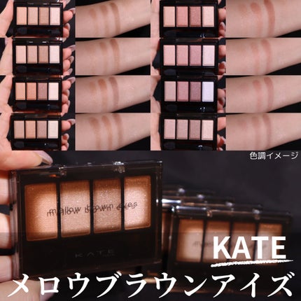 ケイト メロウブラウンアイズ/KATE/アイシャドウパレットを使ったクチコミ(1枚目)