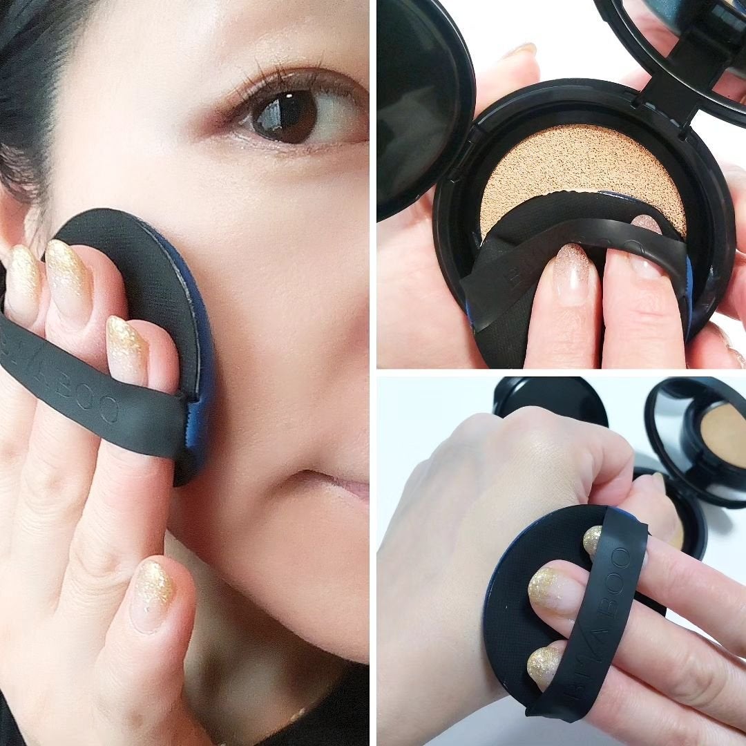 ベルベットジュエルクッション/BIVABOO/クッションファンデーションを使ったクチコミ(2枚目)