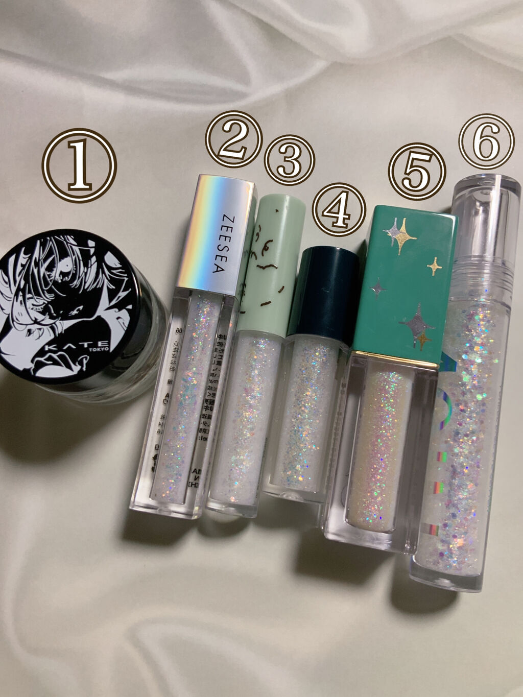 ダイヤモンドシリーズ 星空リキッドアイシャドウ/ZEESEA/リキッドアイシャドウを使ったクチコミ（2枚目）