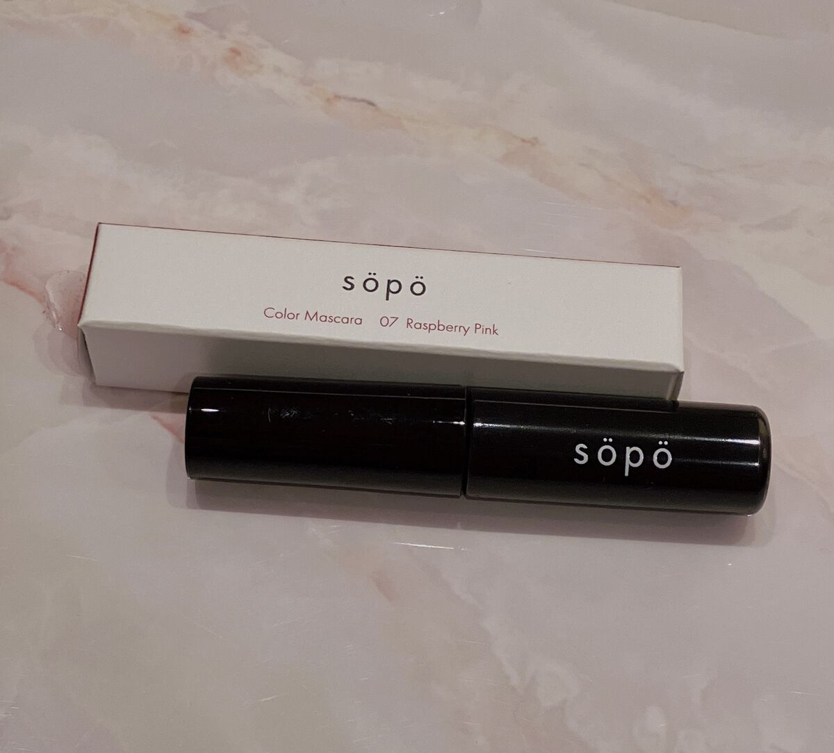 カラーマスカラ/sopo/マスカラを使ったクチコミ（1枚目）