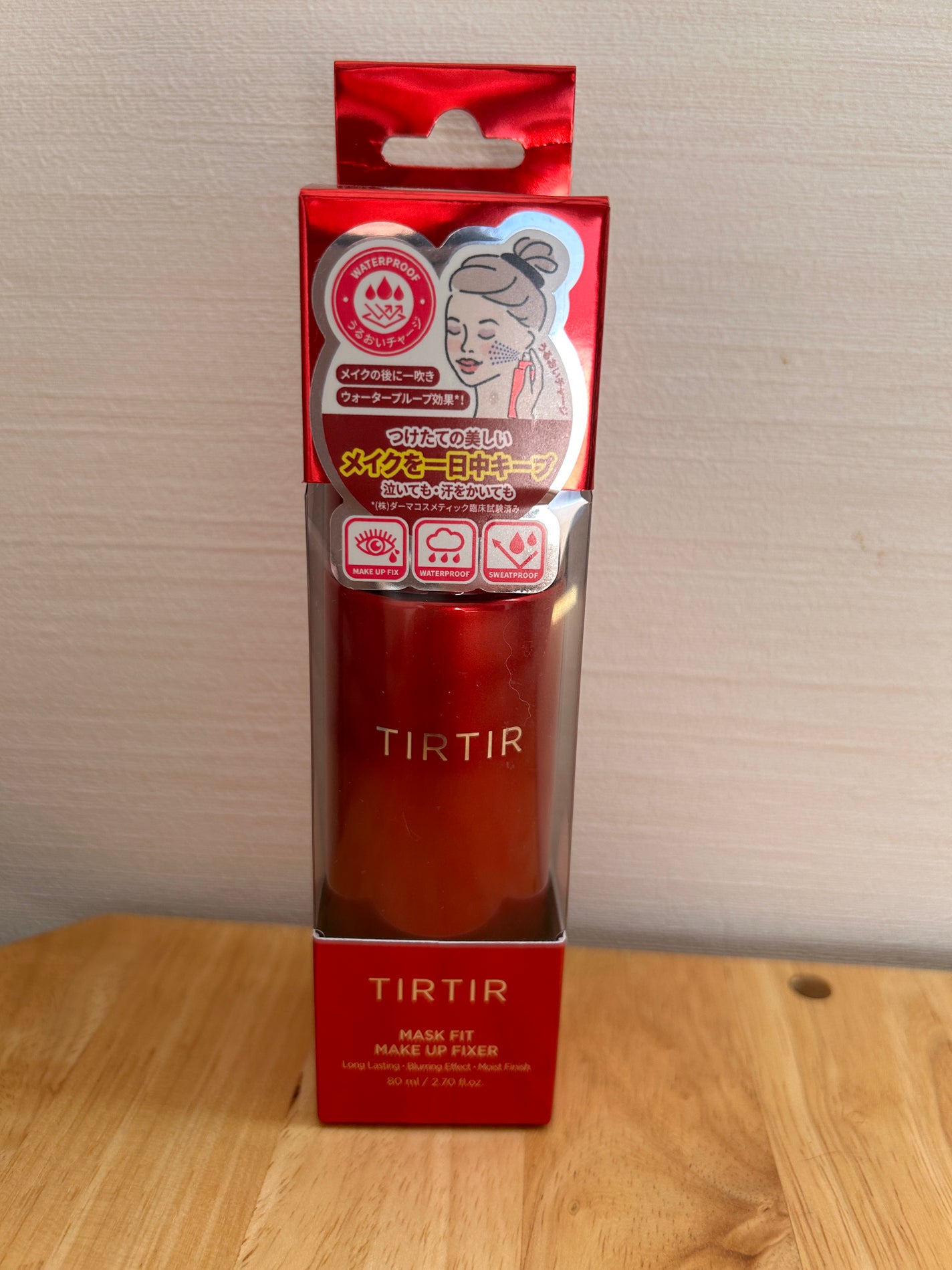 マスクフィット メイクアップフィクサー/TIRTIR(ティルティル)/フィックスミストを使ったクチコミ(1枚目)