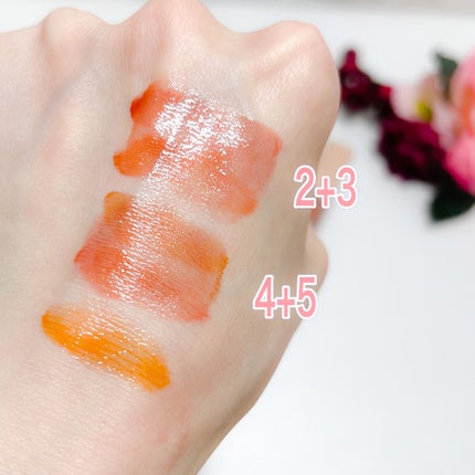 Melty flower lip tint/haomii/口紅を使ったクチコミ(4枚目)