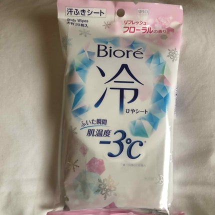 冷シート リフレッシュフローラルの香り/ビオレ/ボディシートを使ったクチコミ(1枚目)