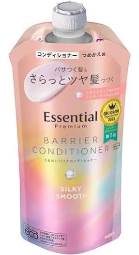 エッセンシャルプレミアム バリアシャンプー・コンディショナー シルキー&スムース/エッセンシャル/市販シャンプーを使ったクチコミ(1枚目)