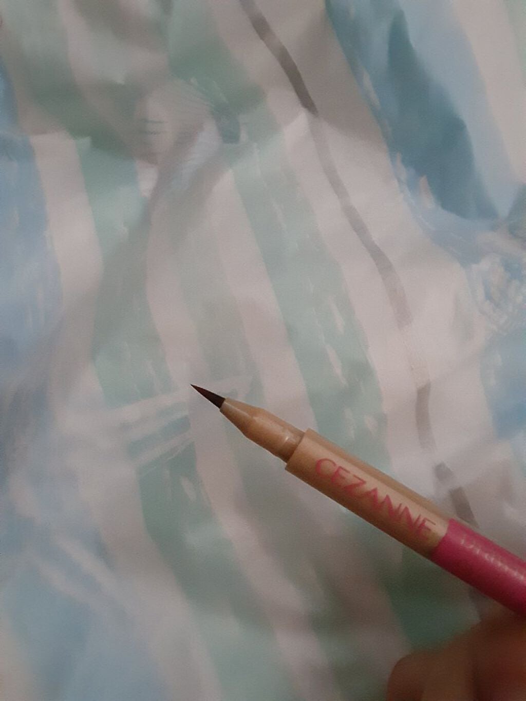 描くふたえアイライナー/CEZANNE/リキッドアイライナーを使ったクチコミ(3枚目)