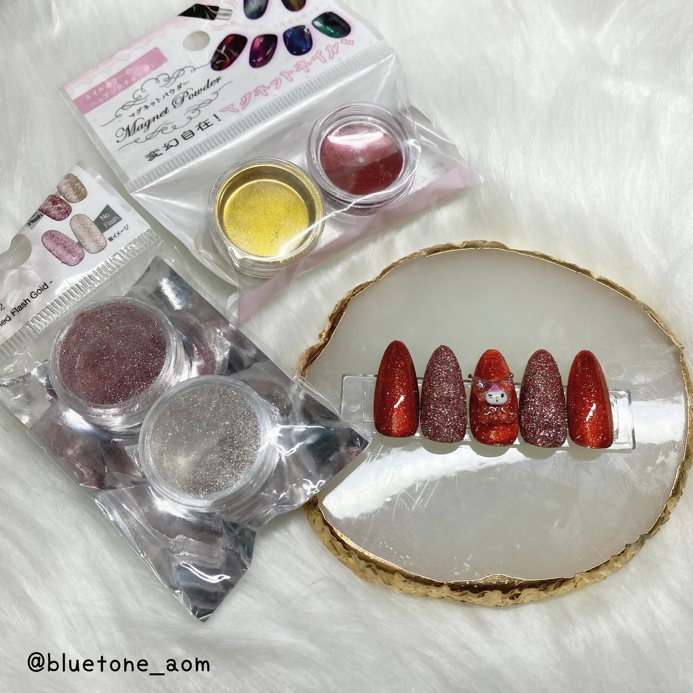 反射グリッター 2Pセット/DAISO/ネイル用品を使ったクチコミ(7枚目)