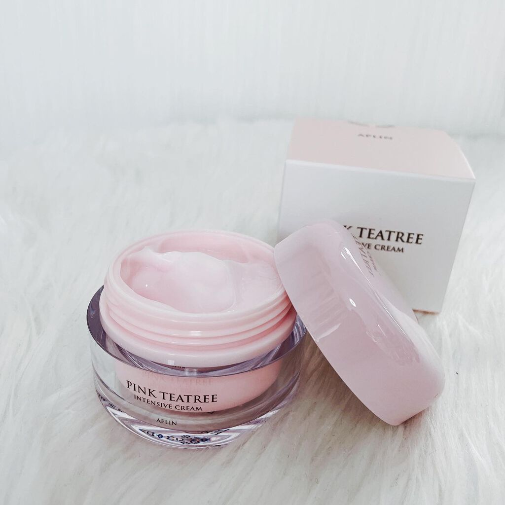 ピンクティーツリークリーム/APLIN/フェイスクリームを使ったクチコミ（3枚目）