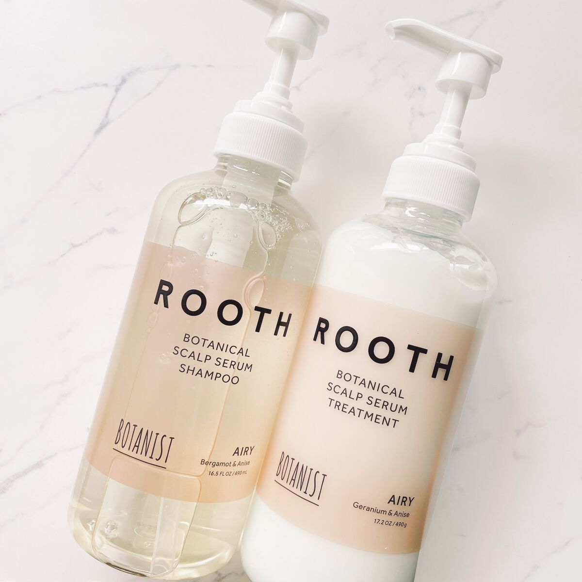 ルース ボタニカルスカルプセラム シャンプー・トリートメント(エアリー)/BOTANIST/市販シャンプーを使ったクチコミ(1枚目)