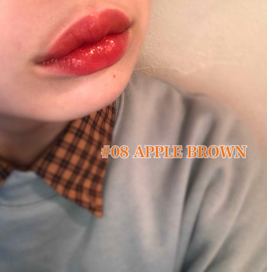 ジューシーラスティングティント/rom&nd/リップティントを使ったクチコミ(2枚目)