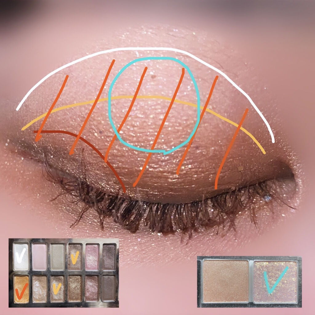 バレンタインボックス/VAVI MELLO/アイシャドウパレットを使ったクチコミ（2枚目）