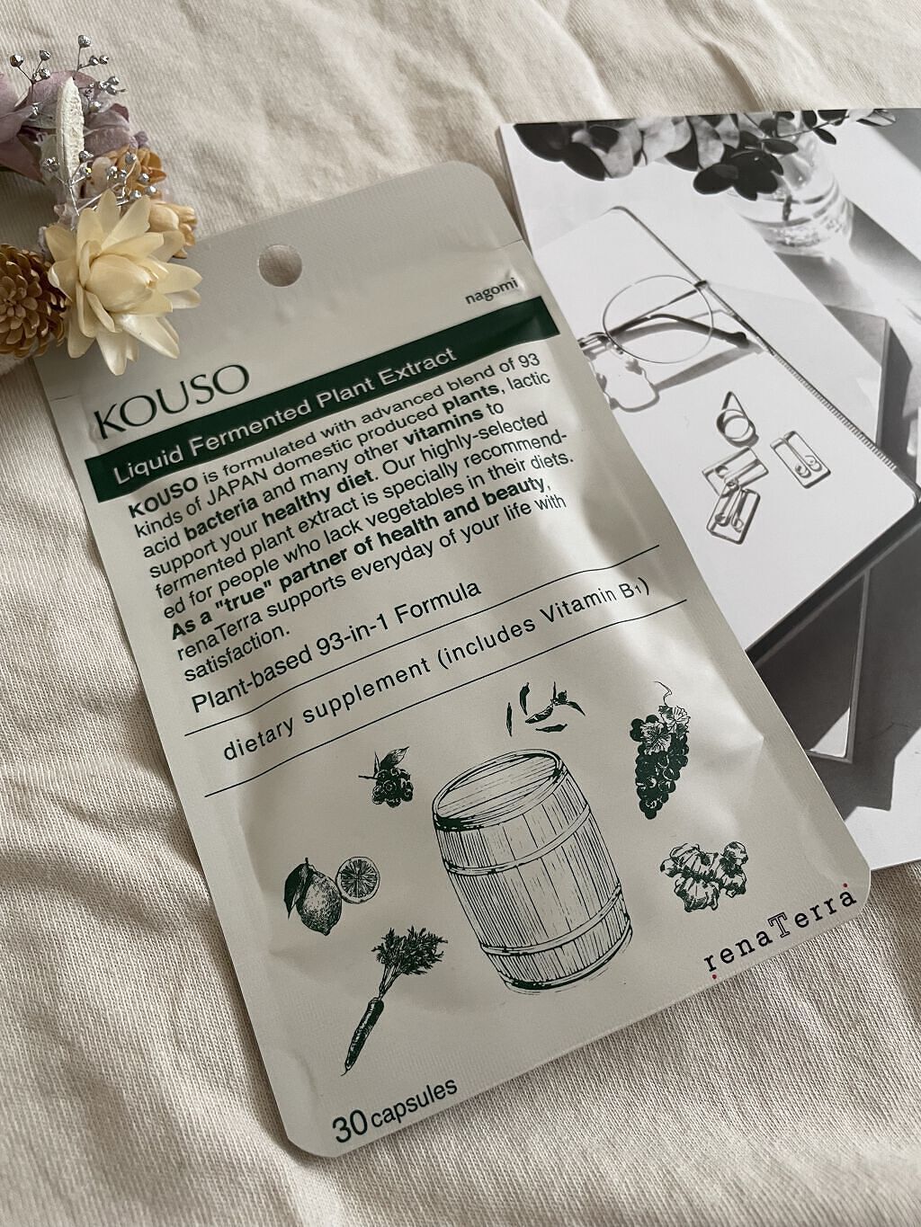 nagomi KOUSO 30粒/renaTerra/健康サプリメントを使ったクチコミ（1枚目）