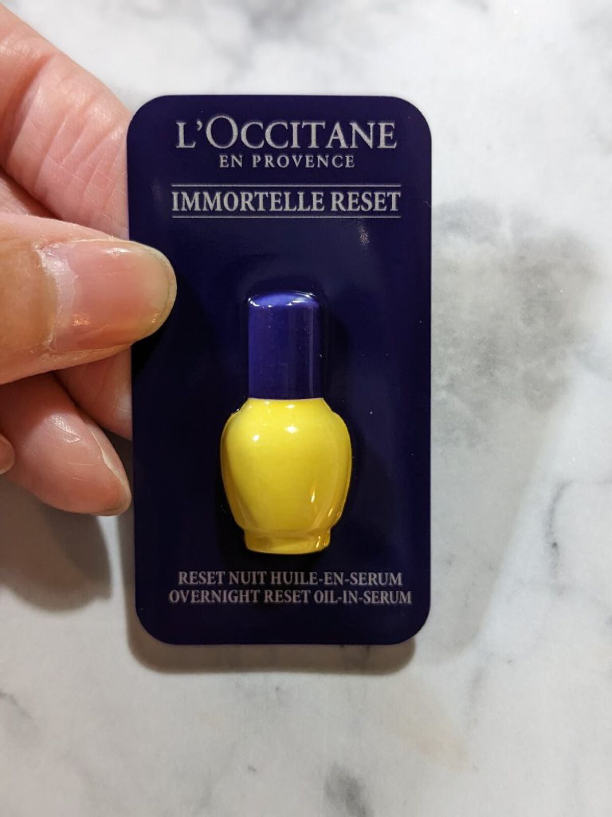 イモーテル オーバーナイトリセットセラム/L'OCCITANE/美容液を使ったクチコミ(4枚目)