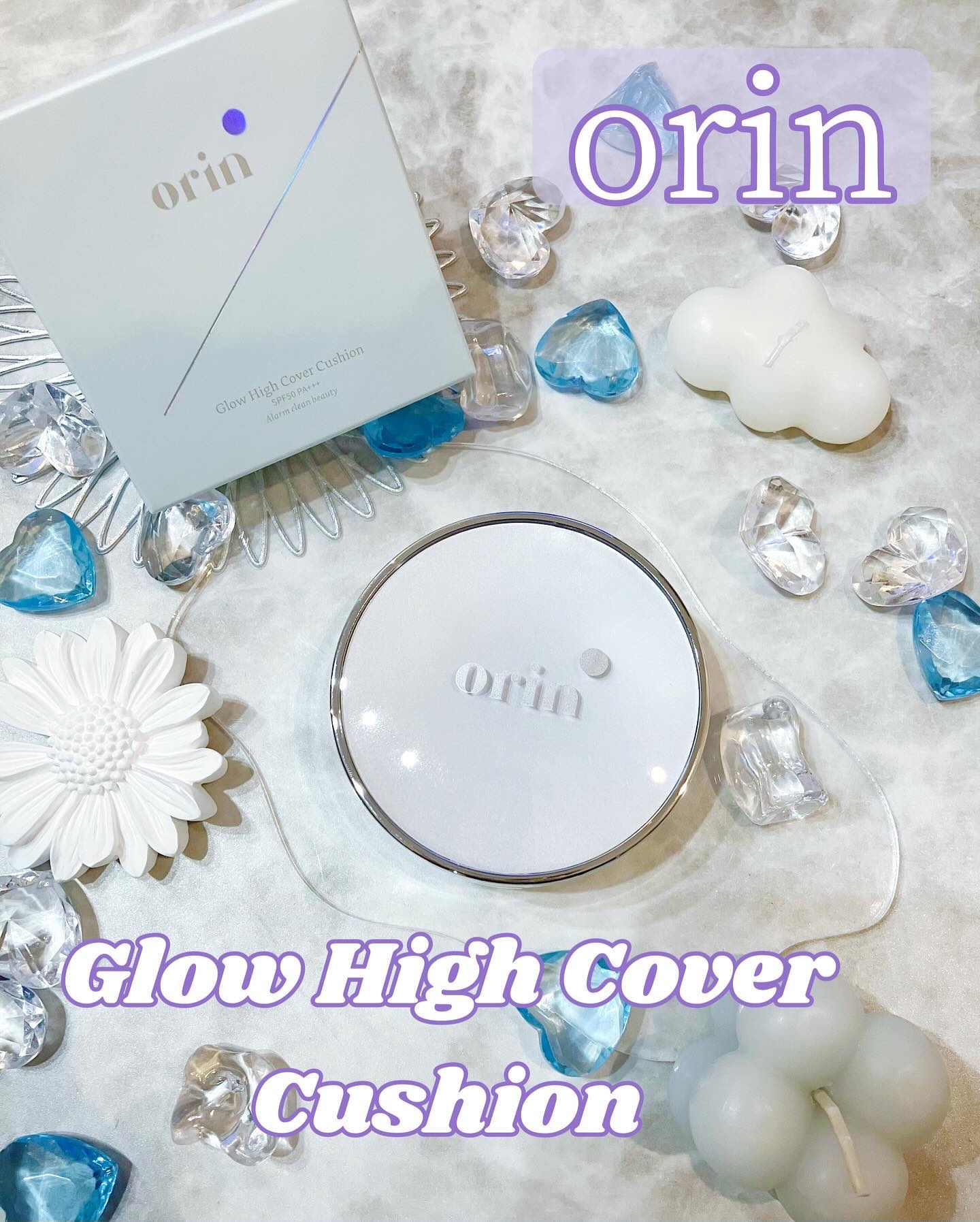 Glow High Cover Cushion/orin/クッションファンデーションを使ったクチコミ（1枚目）