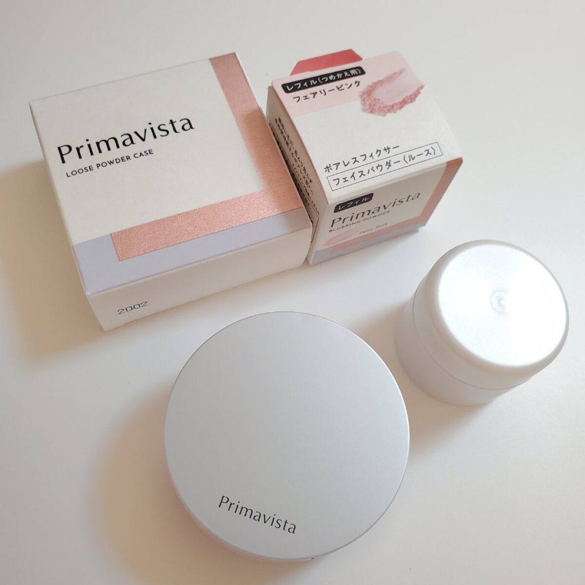 ポアレスフィクサー フェアリーピンク(レフィル)7.5g/プリマヴィスタ/ルースパウダーを使ったクチコミ（3枚目）